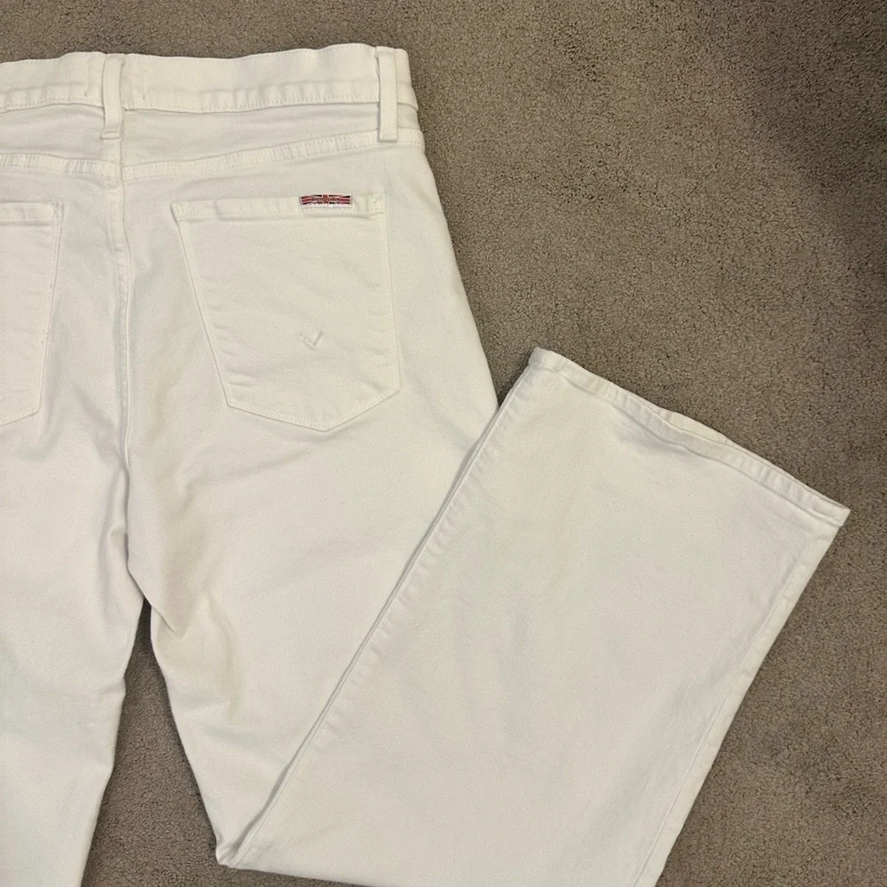 Hudson Rosalie White Wide Leg Jeans - Picture 6 of 6